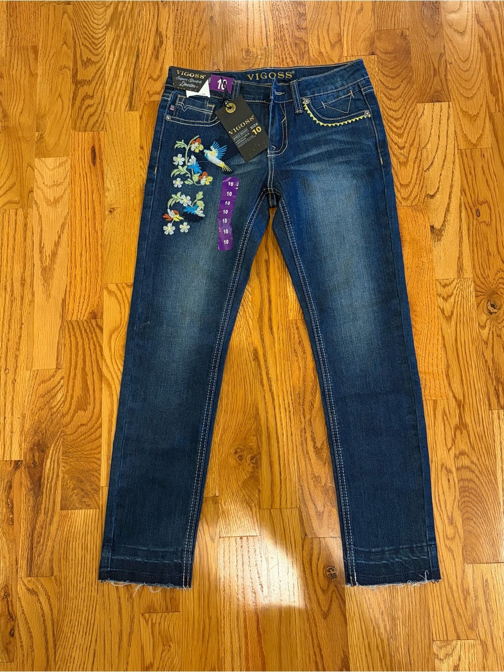 NWT Vigoss Kids The Jagger Ankle Skinny Size 10 Jeans